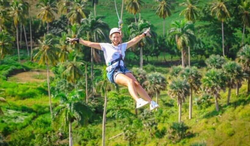 Ziplining